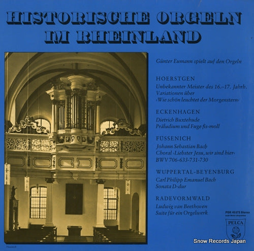 NEUMANN, GUNTER historische orgeln im rheinland PSR40573