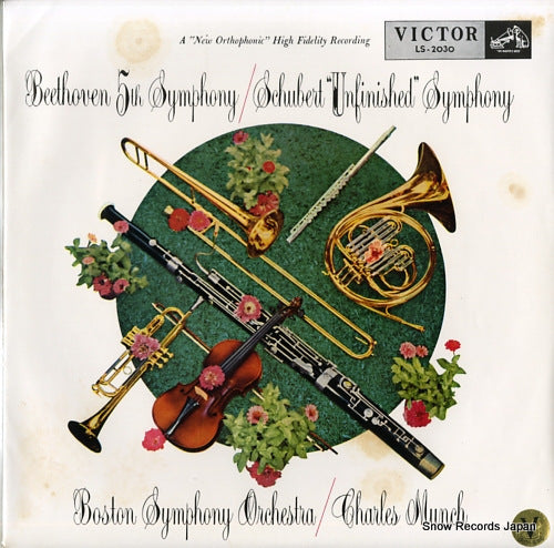 MUNCH, CHARLES beethoven; 5th symphony / schubert; unfinished symphony LS-2030