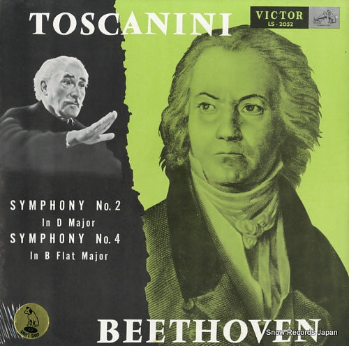 TOSCANINI, ARTURO beethoven; symphony no.2 and no.4 LS-2052