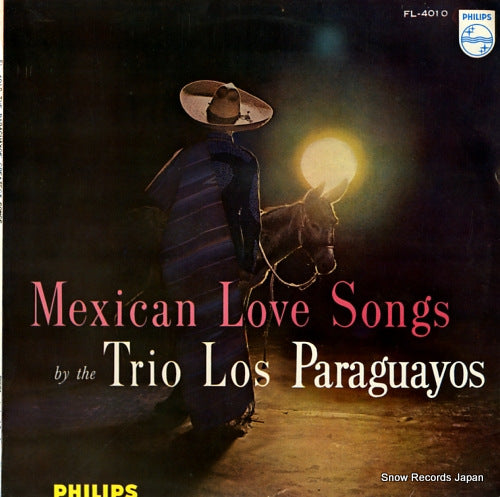 TRIO LOS PARAGUAYOS mexican love songs FL-4010