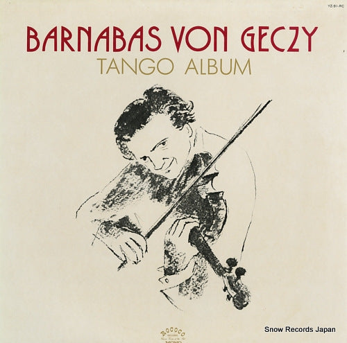 GECZY, BARNABAS VON tango album YZ-91-RC