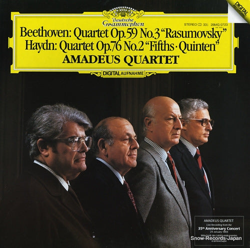 AMADEUS QUARTETT beethoven; quartet op.59 no.3 "rasumovsky" 28MG0723