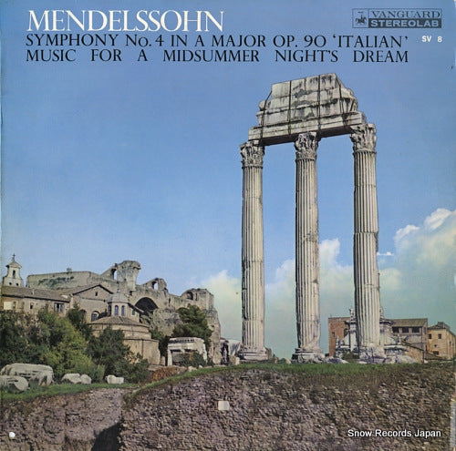 GOLSCHMANN, VLADIMIR mendelssohn; symphony no.4 in a major op.90 "italian" SV8
