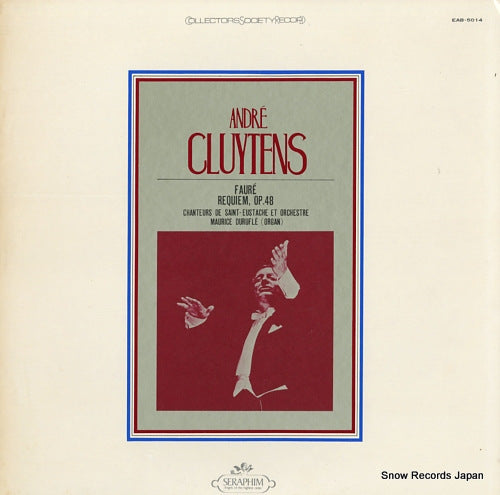 CLUYTENS, ANDRE faure; requiem, op.48 EAB-5014