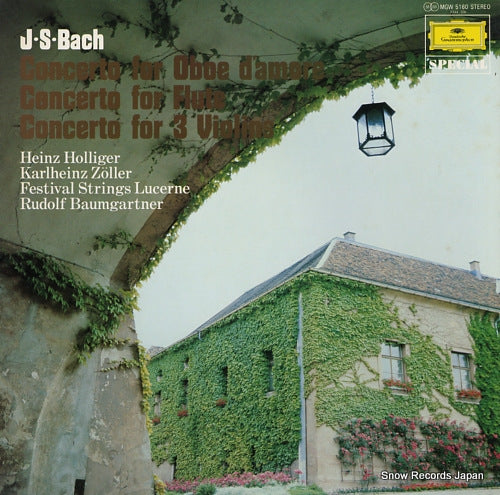 HOLLIGER, HEINZ bach; concerto for oboe d'amore MGW5160