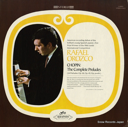 OROZCO, RAFAEL chopin; the complete preludes S-60093