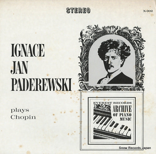 PADEREWSKI, IGNACY JAN plays chopin X-902
