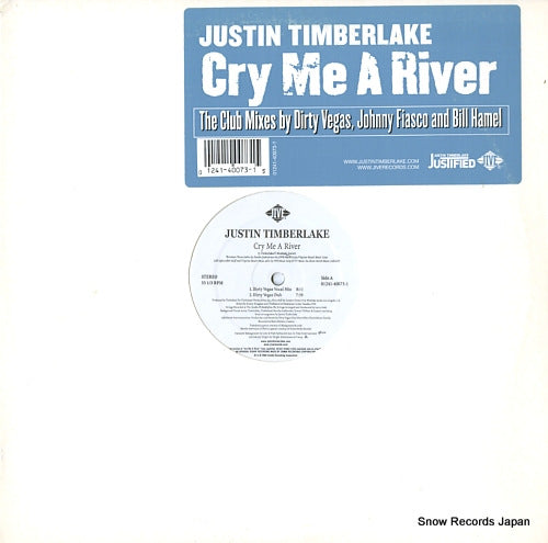 TIMBERLAKE, JUSTIN cry me a river 01241-40073-1