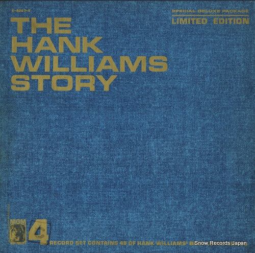 WILLIAMS, HANK, HIS DRIFTING COWBOYS the hank williams story E-4267-4