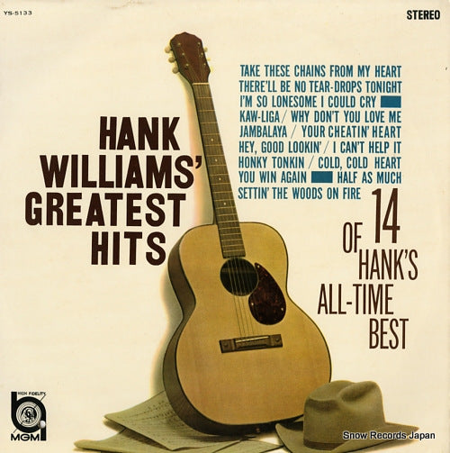 WILLIAMS, HANK greatest hits YS-5133