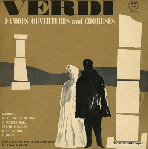 SANTI, NELLO verdi; famous ouvertures and choruses M.2316