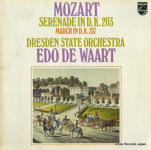 WAART, EDO DE mozart; serenade in d, k.203 / march in d, k.237 6500965
