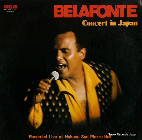 BELAFONTE, HARRY concert in japan RCA-9101-02