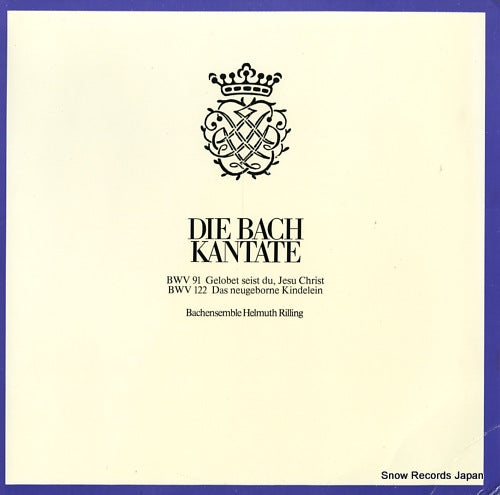 RILLING, HELMUTH die bach kantate / bwv91 gelobet seist du, jesu christ CLV71913