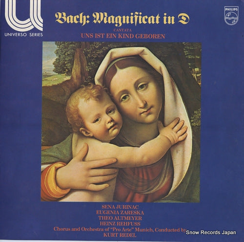 REDEL, KURT bach; magnificat in d / cantata uns ist ein kind geboren 6581014