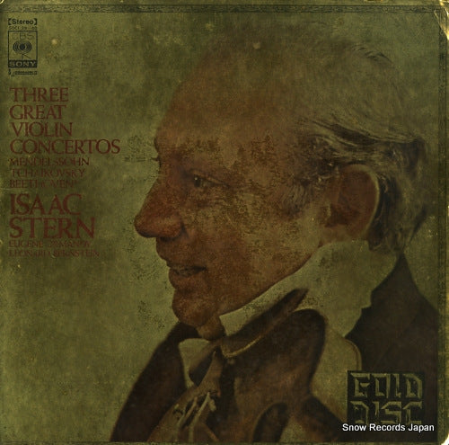 STERN, ISAAC mendelssohn/tchikovsky/beethoven; three great violin concertos SOCI39-40