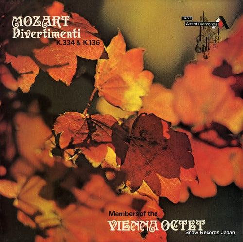 MEMBERS OF THE VIENNA OCTET mozart; divertimenti k.334 & k.136 SDD251