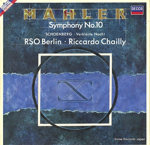 CHAILLY, RICCARDO mahler; symphony no.10 421182-1