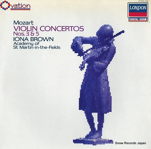 BROWN, IONA mozart; violin concertos nos.3 & 5 417608-1