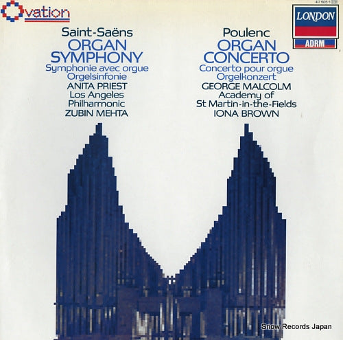 PRIEST, ANITA / GEORGE MALCOLM saint-saens; organ symphony 417605-1