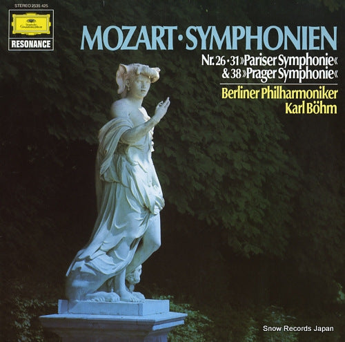 BOHM, KARL mozart; sympnoien nr.26, 31 & 38 2535425