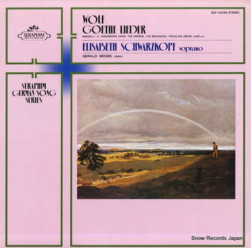 SCHWARZKOPF, ELISABETH wolf; goethe lieder EAC-40089