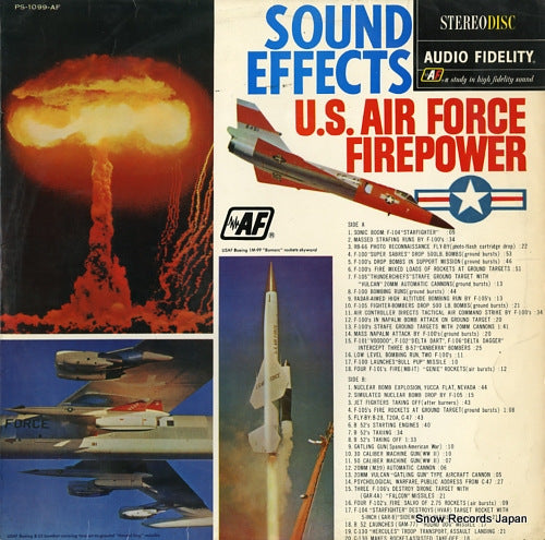 SOUND EFFECTS u.s. air force firepower PS1099-AF