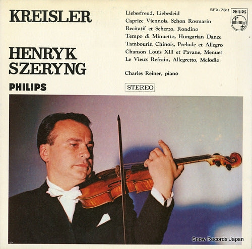 SZERYNG, HENRYK kreisler recital SFX-7611