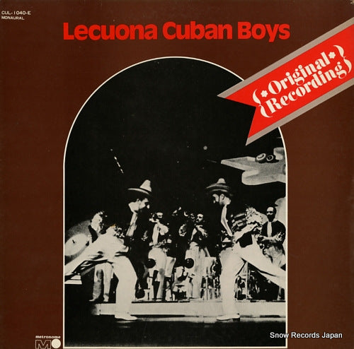 LECUONA CUBAN BOYS original recording CUL-1040-E