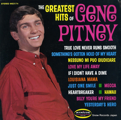 PITNEY, GENE the greatest hits of gene pitney MS3174