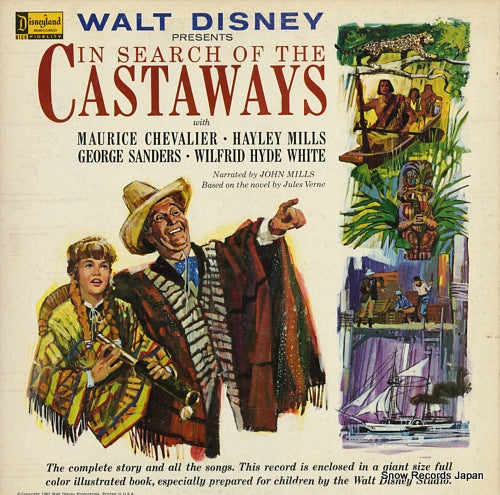 CHEVALIER, MAURICE / HAYLEY MILLS walt disney presents in search of the castaways ST3916