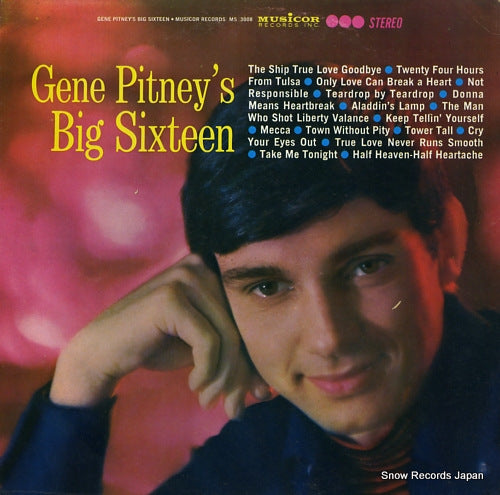 PITNEY, GENE gene pitney's big sixteen MS3008