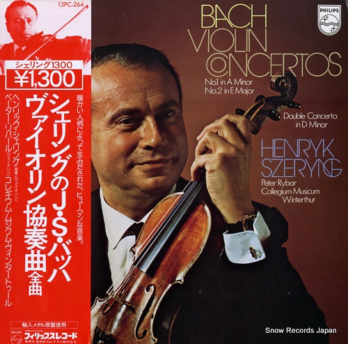 SZERYNG, HENRYK bach; violin concertos no.1 & no.2 13PC-264