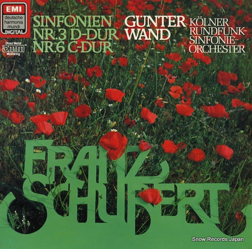 WAND, GUNTER schubert; sinfonien nr.3 d-dur, nr.6 c-dur EL1999881