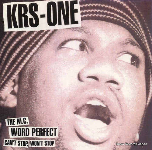 KRS-ONE can't stop, won't stop / the mc / word perfect 01241-42425-1