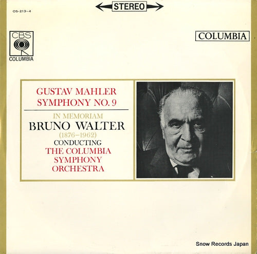 WALTER, BRUNO mahler; symphony no.9 OS-213