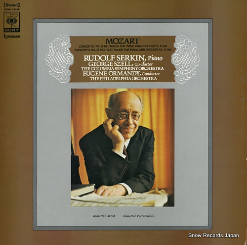 SERKIN, RUDOLF mozart; concerto no.20 in minor, no.27 in b-flat SONC10398
