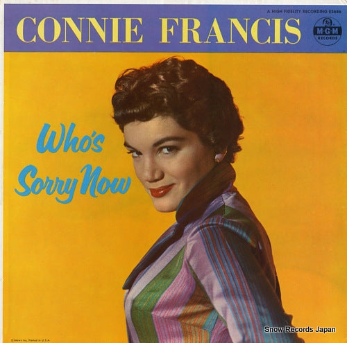 FRANCIS, CONNIE who's sorry now E3686