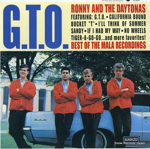 RONNY AND THE DAYTONAS g.t.o. / best of the mala recordings LP5050