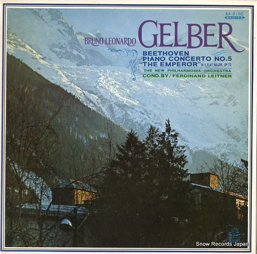 GELBER, BRUNO-LEONARDO beethoven; piano concerto no.5 "the emperor" AA-8190