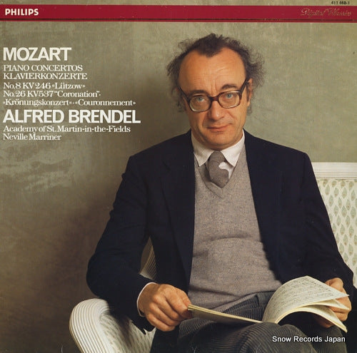 BRENDEL, ALFRED mozart; piano concertos no.8 kv246 "lutzow", no.26 kv537 "coronation" 411468-1