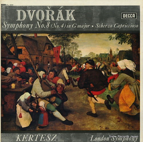 KERTESZ, ISTVAN dvorak; symphony no.8 (no.4) in g major / scherzo capriccioso SXL6044