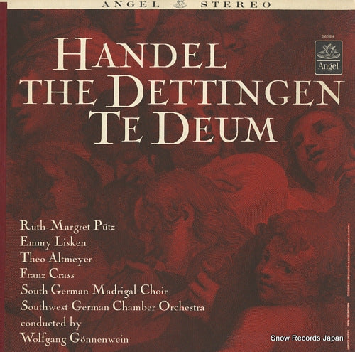 GONNENWEIN, WOLFGANG handel; the dettingen te deum 36194