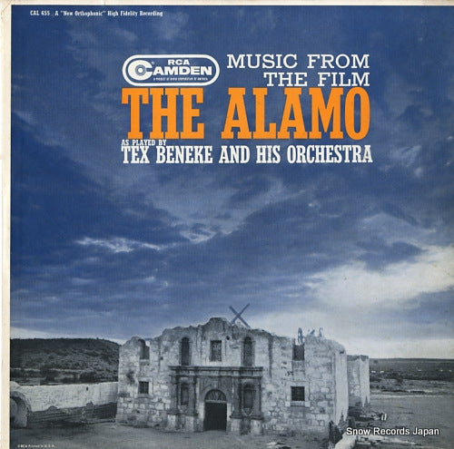 BENEKE, TEX, AND HIS ORCHESTRA music from the film "the alamo" CAL655