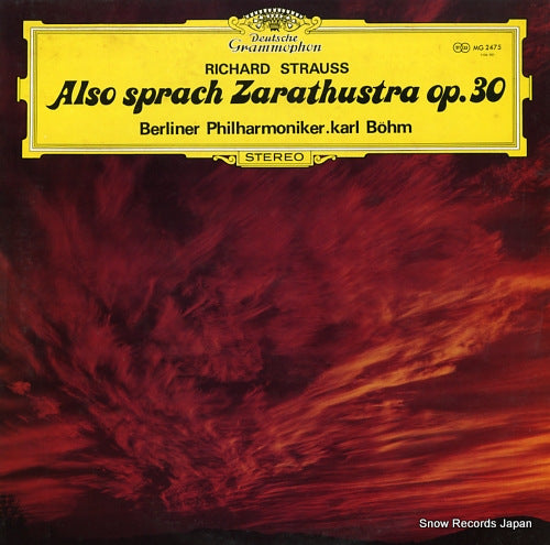 BOHM, KARL r.strauss; also sprach zarathustra op.30 MG2475