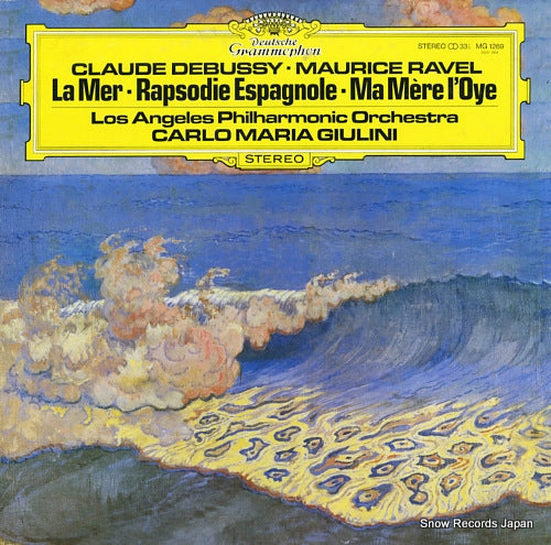 GIULINI, CARLO MARIA debussy; la mer MG1269