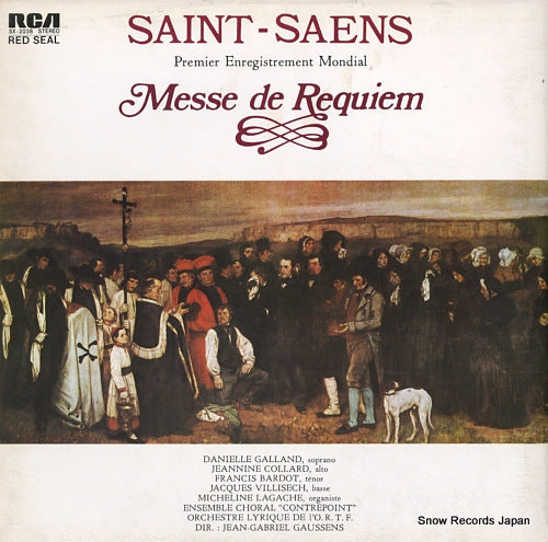 GAUSSENS, JEAN-GABRIEL saint-saens; messe de requiem SX-2038