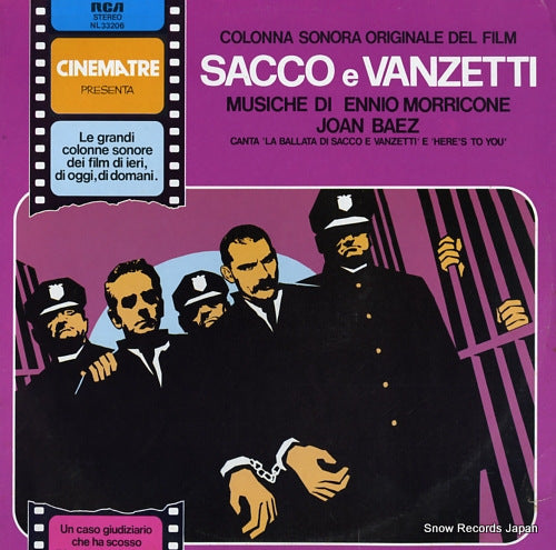 MORRICONE, ENNIO sacco e vanzetti (colonna sonora originale del film) NL33206