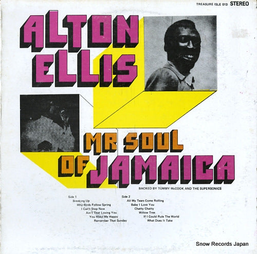 ELLIS, ALTON mr. soul of jamaica TREASUREISLE013