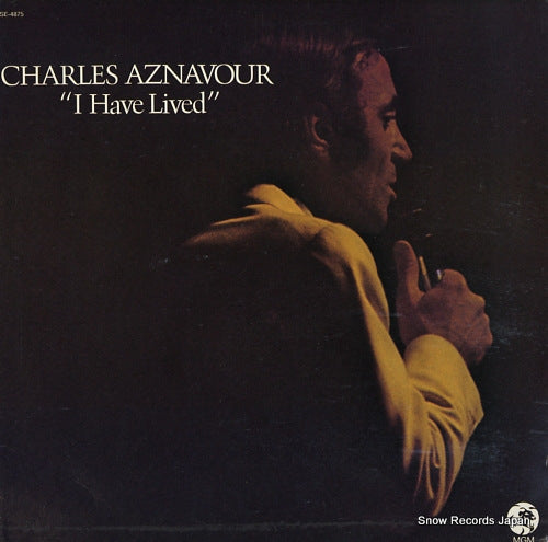 AZNAVOUR, CHARLES i have lived SE-4875